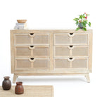 CANOVIA CANE SIX DRAWER DRAWCHEST - Art and craft furniture