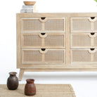 CANOVIA CANE SIX DRAWER DRAWCHEST - Art and craft furniture