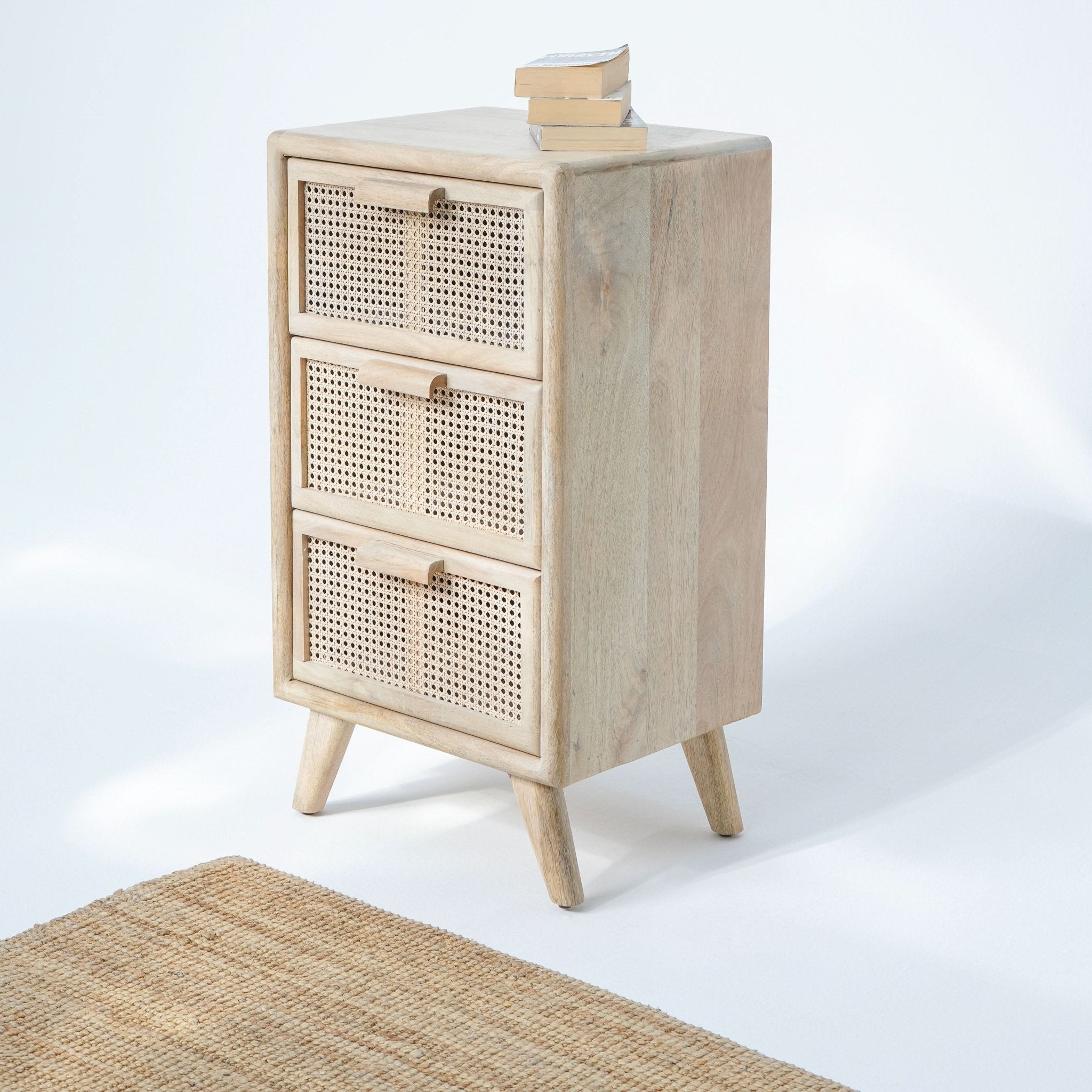 CANOVIA CANE THREE DRAWERS DRAWCHEST - Art and craft furniture