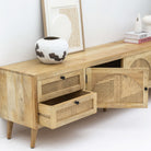 CANOVIA CANE TV STAND - Art and craft furniture
