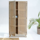 CANOVIA CANE TWO DOOR CABINET - Art and craft furniture