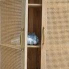 CANOVIA CANE TWO DOOR CABINET - Art and craft furniture