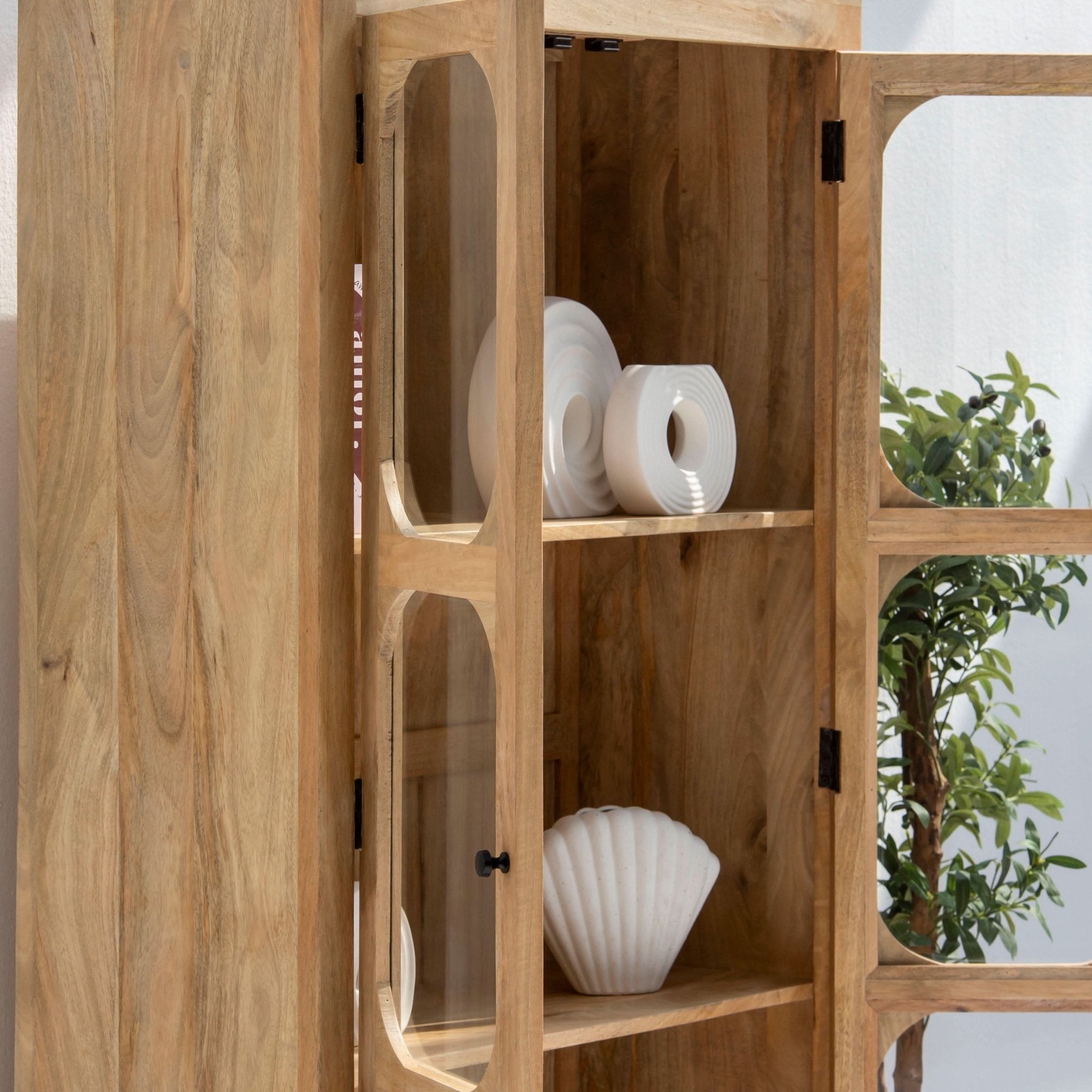 CANOVIA GLASS DOOR CABINET - Art and craft furniture