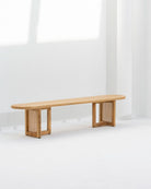 CANOVIA RATTAN MANGO WOOD BENCH - Art and craft furniture