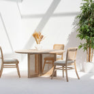 CANOVIA ROUND DINING TABLE - Art and craft furniture