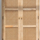 CANOVIA TWO DOOR TWO DRAWER CANE CABINET - Art and craft furniture