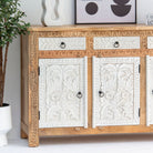 CARVA WOODEN CARVING SIDEBOARD - Art and craft furniture