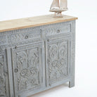 CARVA WOODEN CARVING SIDEBOARD - Art and craft furniture