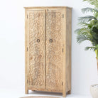 CARVING WOODEN CABINET - Art and craft furniture