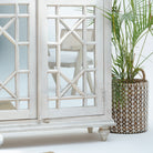 CASABLANCA CLASSIC TWO MIRROR DOOR CABINET - Art and craft furniture