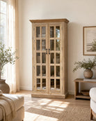 Charelore Teak Wood Cabinet - Art and craft furniture