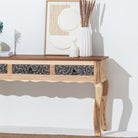 CHARLORE WOODEN CONSOLE TABLE - Art and craft furniture