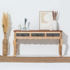 CHARLORE WOODEN CONSOLE TABLE - Art and craft furniture
