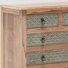 CHARLORE WOODEN FIVE DRAWER DRAWCHEST - Art and craft furniture