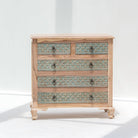 CHARLORE WOODEN FIVE DRAWER DRAWCHEST - Art and craft furniture