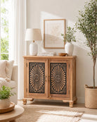 Charlore Wooden Sideboard - Art and craft furniture