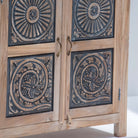 CHARLORE WOODEN TWO DOOR SIDEBOARD - Art and craft furniture