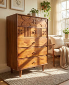 COASTAL FIVE DRAWER DRAW CHEST - Art and craft furniture