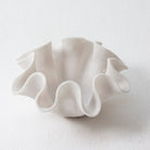 Coral Ruffle Ceramic Dish - Art and craft furniture