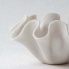 Coral Ruffle Ceramic Dish - Art and craft furniture