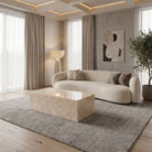 Crema Marble Spider Coffee Table - Art and craft furniture