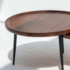 CYRA WOODEN SET OF TWO TABLE - Art and craft furniture