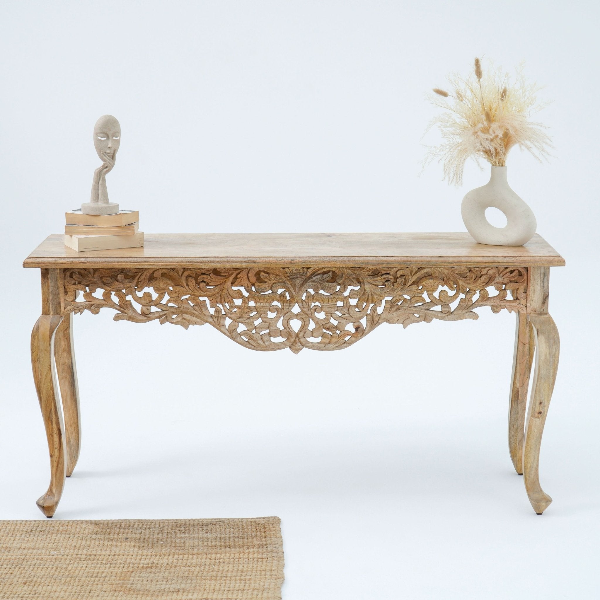 DABORA CARVED CONSOLE TABLE - Art and craft furniture