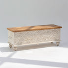 DABORA HANDCARVED WOODEN BOX - Art and craft furniture