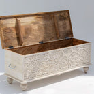 DABORA HANDCARVED WOODEN BOX - Art and craft furniture