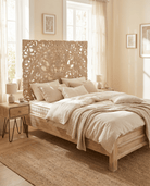 DABORA PANEL QUEEN SIZE BED - Art and craft furniture