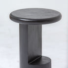 DANISH BLACK SIDE TABLE - Art and craft furniture