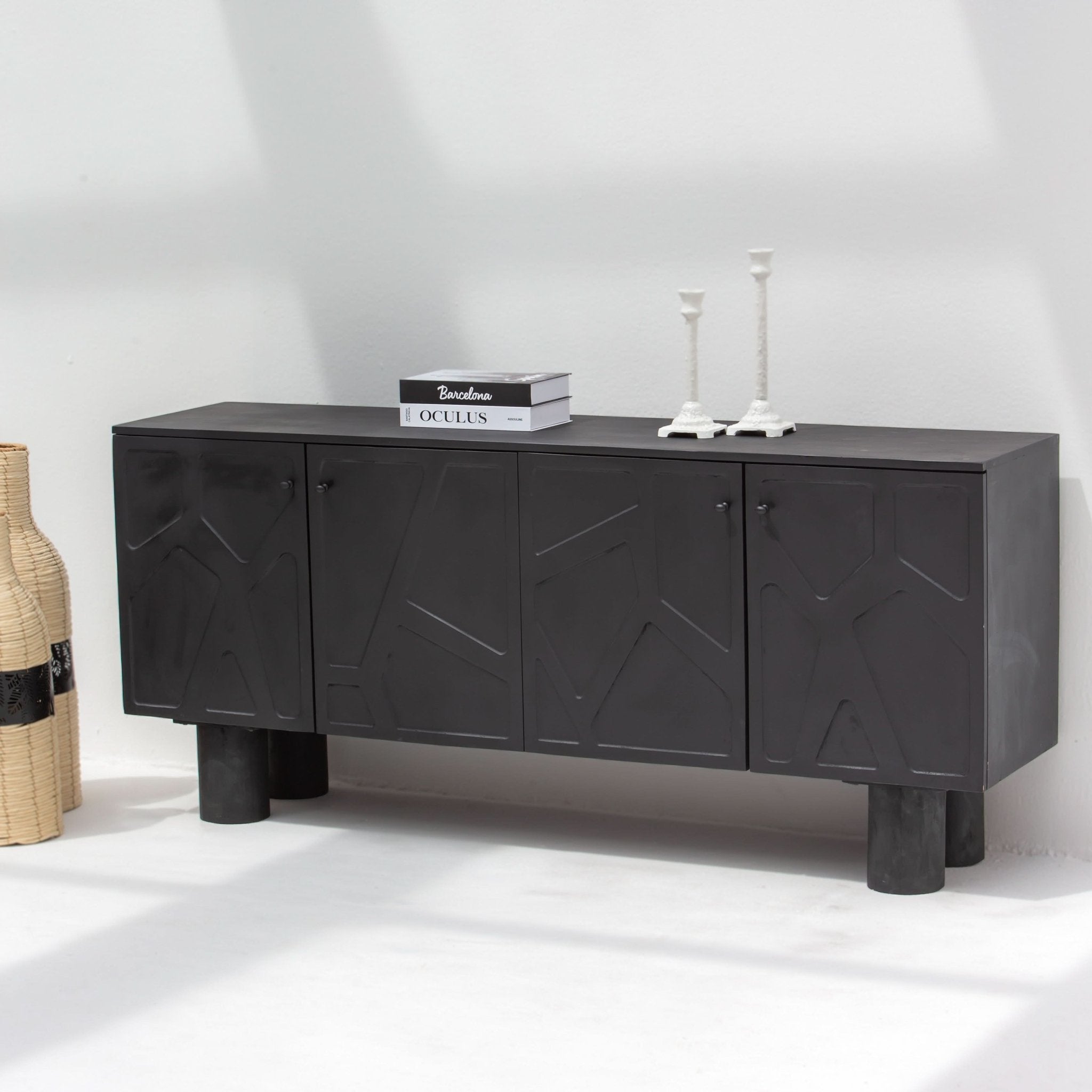 DANISH FOUR DOOR SIDEBOARD - Art and craft furniture