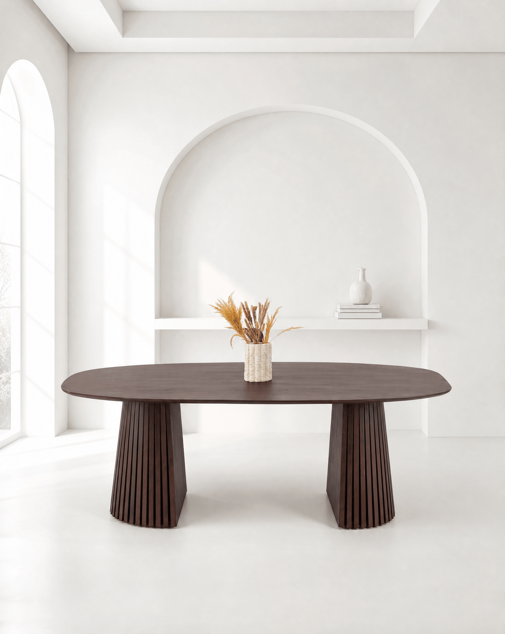 DANISH OVAL DINING TABLE - Art and craft furniture