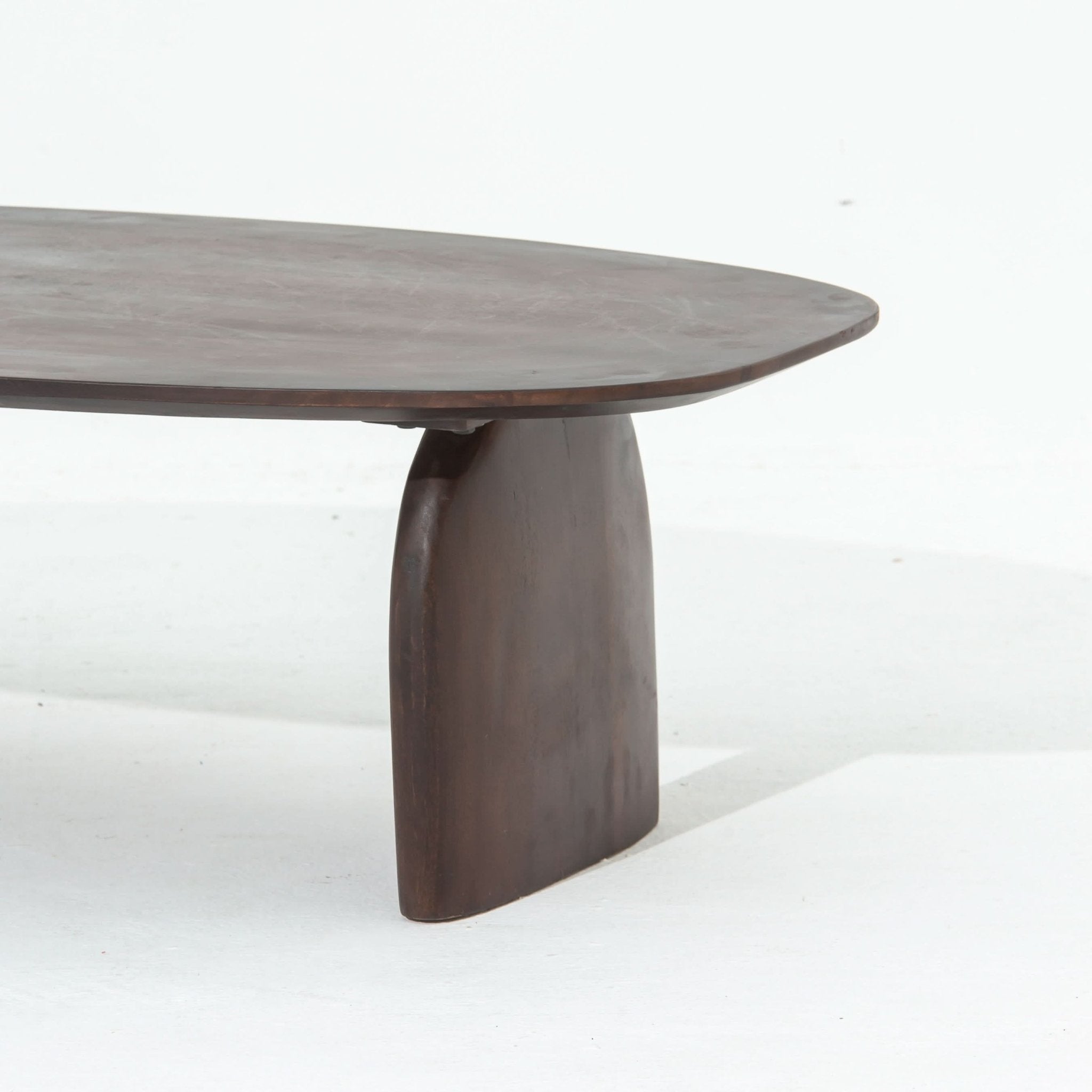 DANISH OVAL SHAPE COFFEE TABLE - Art and craft furniture