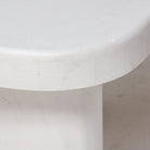 DANISH-WHITE COFFEE TABLE ONE PIECE - Art and craft furniture