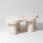 DANISH-WHITE COFFEE TABLE ONE PIECE - Art and craft furniture