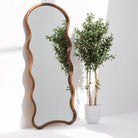 DARWIN CURVE WOODEN MIRROR FRAME - Art and craft furniture