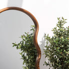 DARWIN CURVE WOODEN MIRROR FRAME - Art and craft furniture