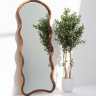 DARWIN CURVE WOODEN MIRROR FRAME - Art and craft furniture