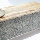 DARWIN WOODEN CARWED BOX - Art and craft furniture