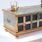 DECORATIVE WOODEN ANTIQUE BOX - Art and craft furniture