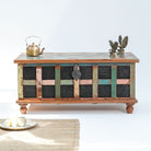 DECORATIVE WOODEN ANTIQUE BOX - Art and craft furniture