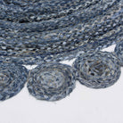 DENIM FLORA ROUND RUG - Art and craft furniture