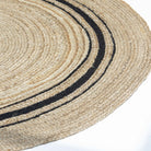DRIFT NATURAL JUTE HANDMADE RUG - Art and craft furniture
