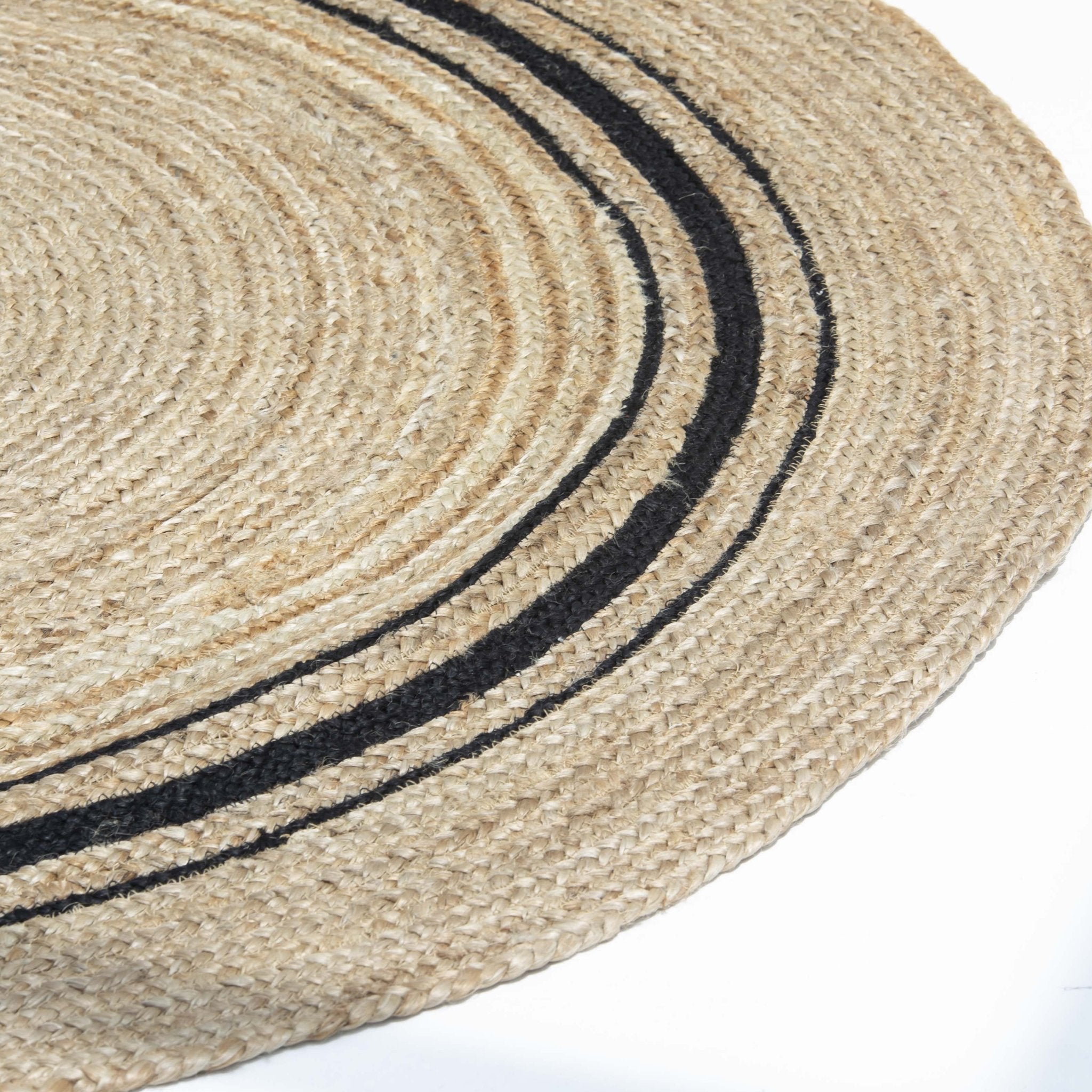 DRIFT NATURAL JUTE HANDMADE RUG - Art and craft furniture