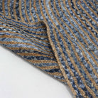 ELARA DENIM AND JUTE HANDMADE RUG - Art and craft furniture