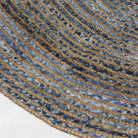 ELARA DENIM AND JUTE HANDMADE RUG - Art and craft furniture