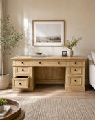Elaris Wooden Classic Desk - Art and craft furniture
