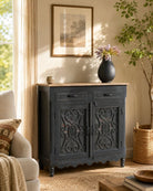 Elegance Glass Door Sideboard - Art and craft furniture