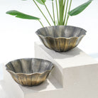 ELEGANT EMBER BIG ROUND BOWL - Art and craft furniture